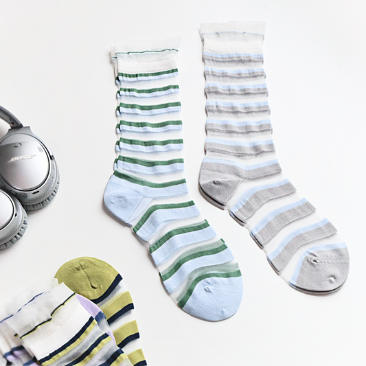 The Effortless Summer Staple: Lightweight Stripe Socks That Go With Everything