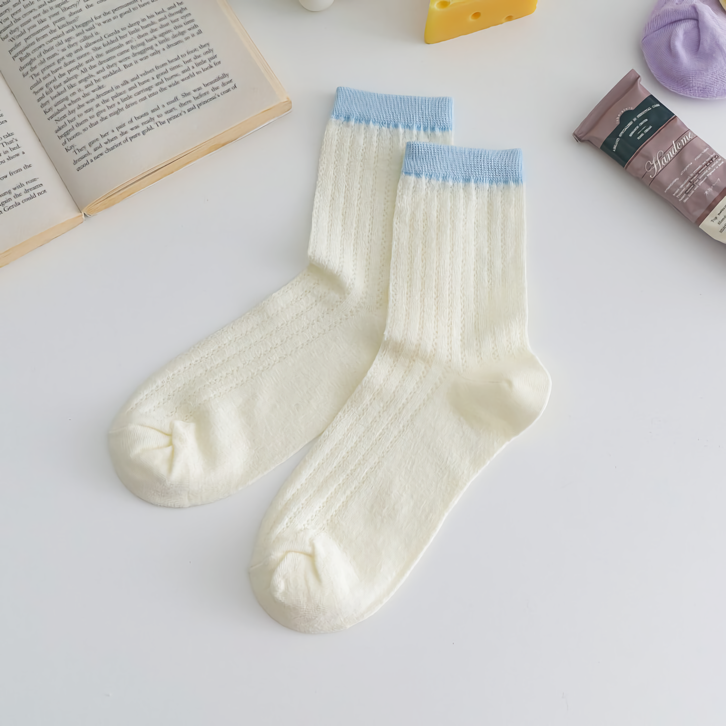 2-Pack Women's Trendy Breathable Cotton Socks: Ultimate Comfort Meets Style
