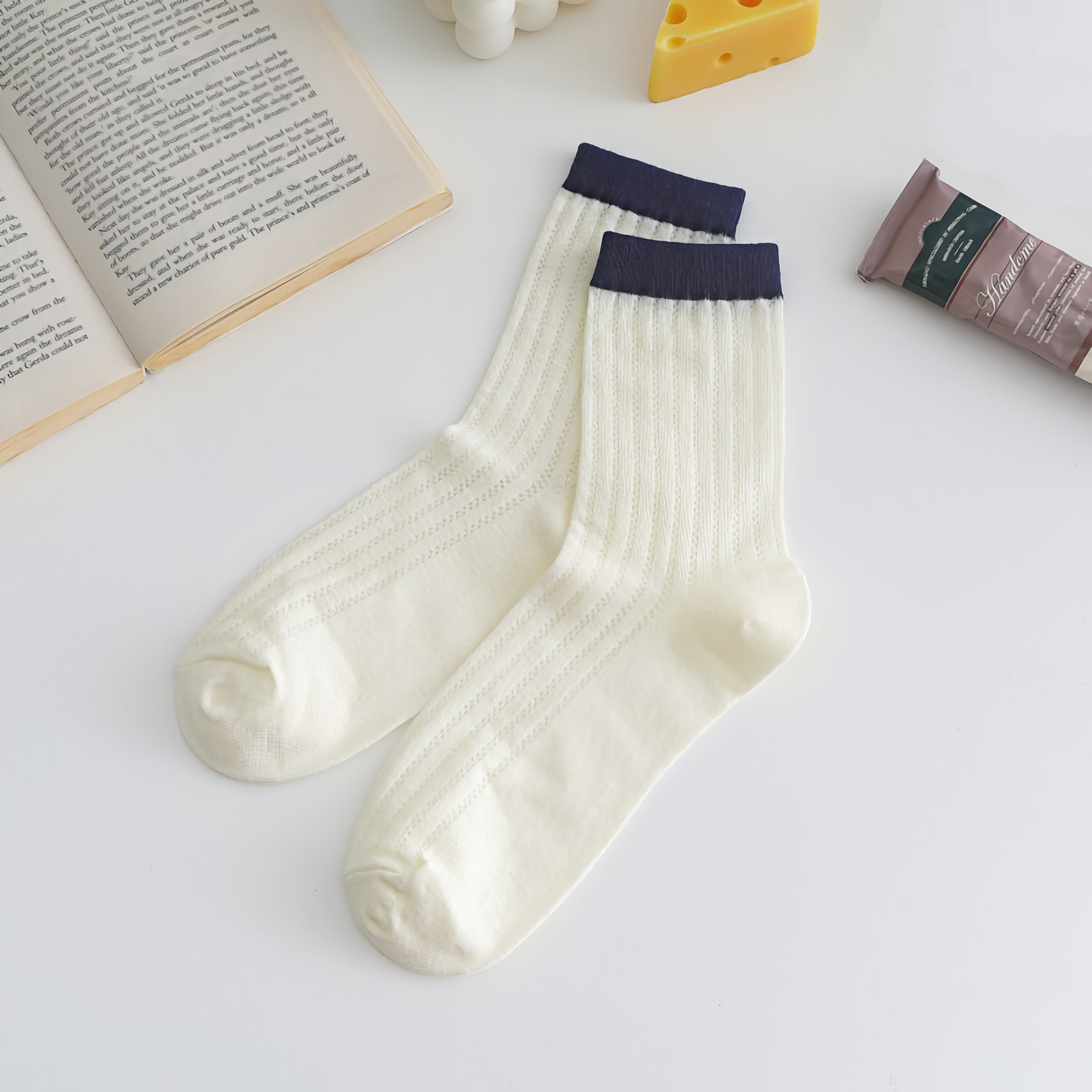 2-Pack Women's Trendy Breathable Cotton Socks: Ultimate Comfort Meets Style