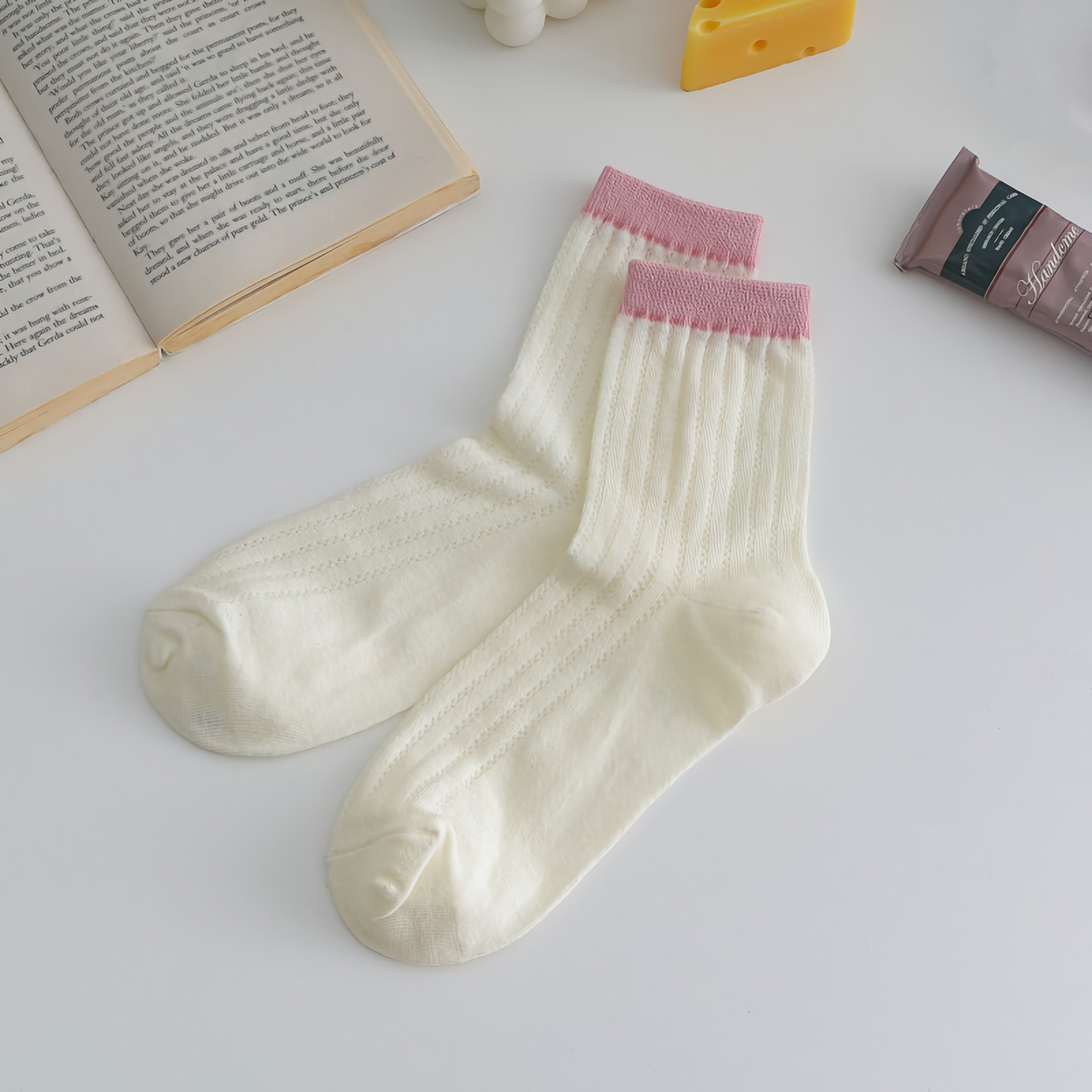 2-Pack Women's Trendy Breathable Cotton Socks: Ultimate Comfort Meets Style