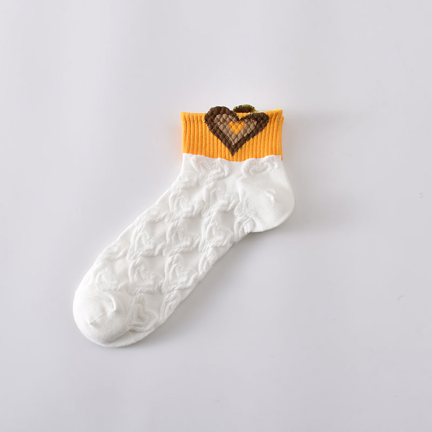 5-Pack Cute Pattern Ankle Socks: Soft Knitted Cotton Low-Cut Elegance