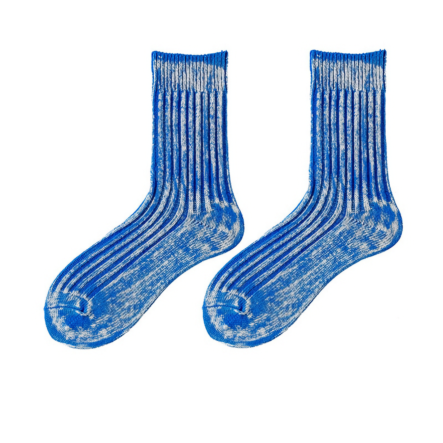 2-Pack Vintage Style Gradient Cotton Socks for Men - Trendy Fashion Socks