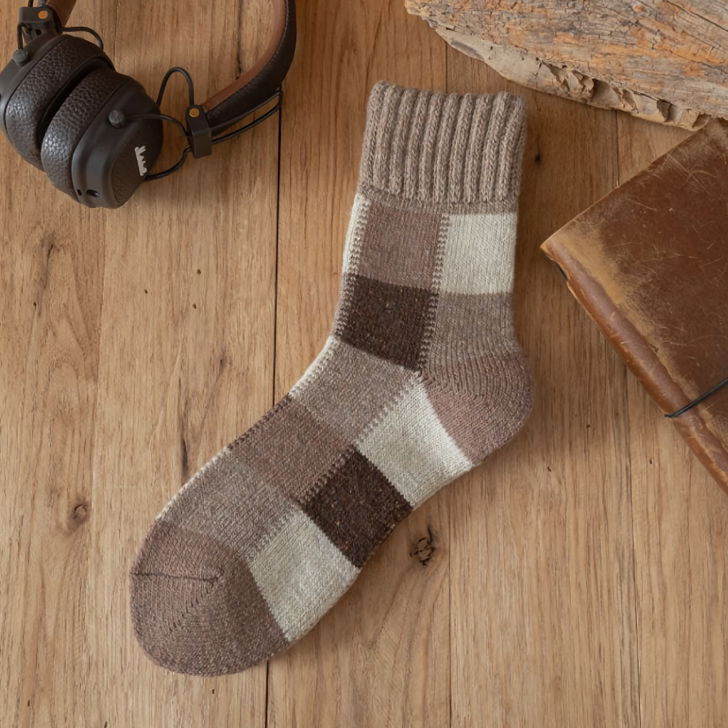 Men's Autumn/Winter Multicolored Thick Wool Warmth Socks