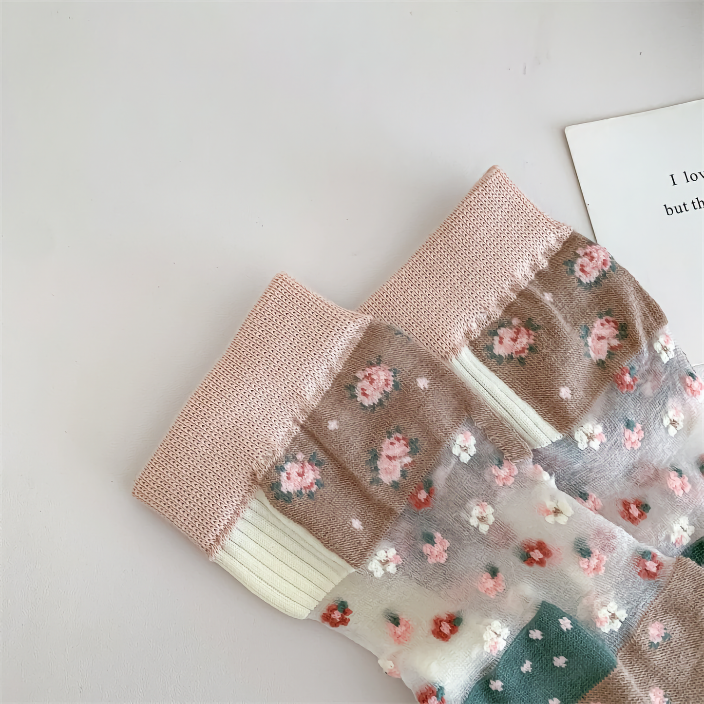 3-Pack Summer Sheer Floral Socks for Women - Ultra-Thin & Comfy