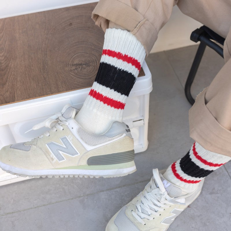 2-Pack Men’s Vintage Sport Socks – Warm Cotton Comfort