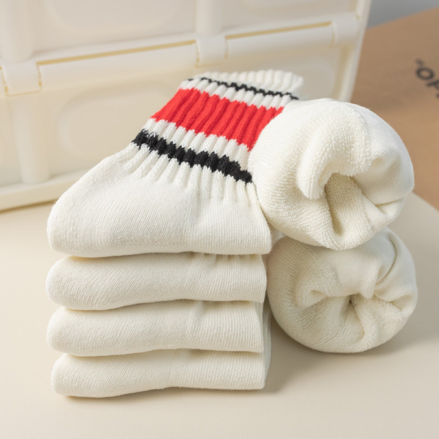 2-Pack Men’s Vintage Sport Socks – Warm Cotton Comfort