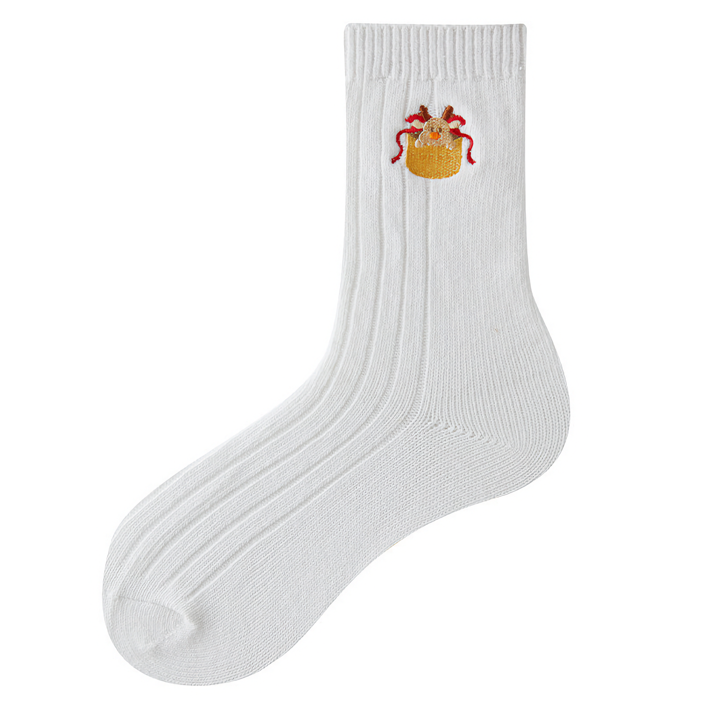 2- Pack Women's Christmas Cotton Socks - Winter Festive Socks