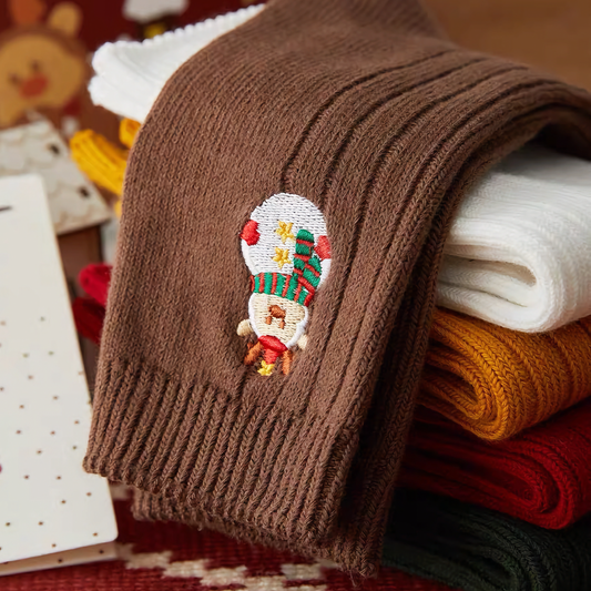 2- Pack Women's Christmas Cotton Socks - Winter Festive Socks