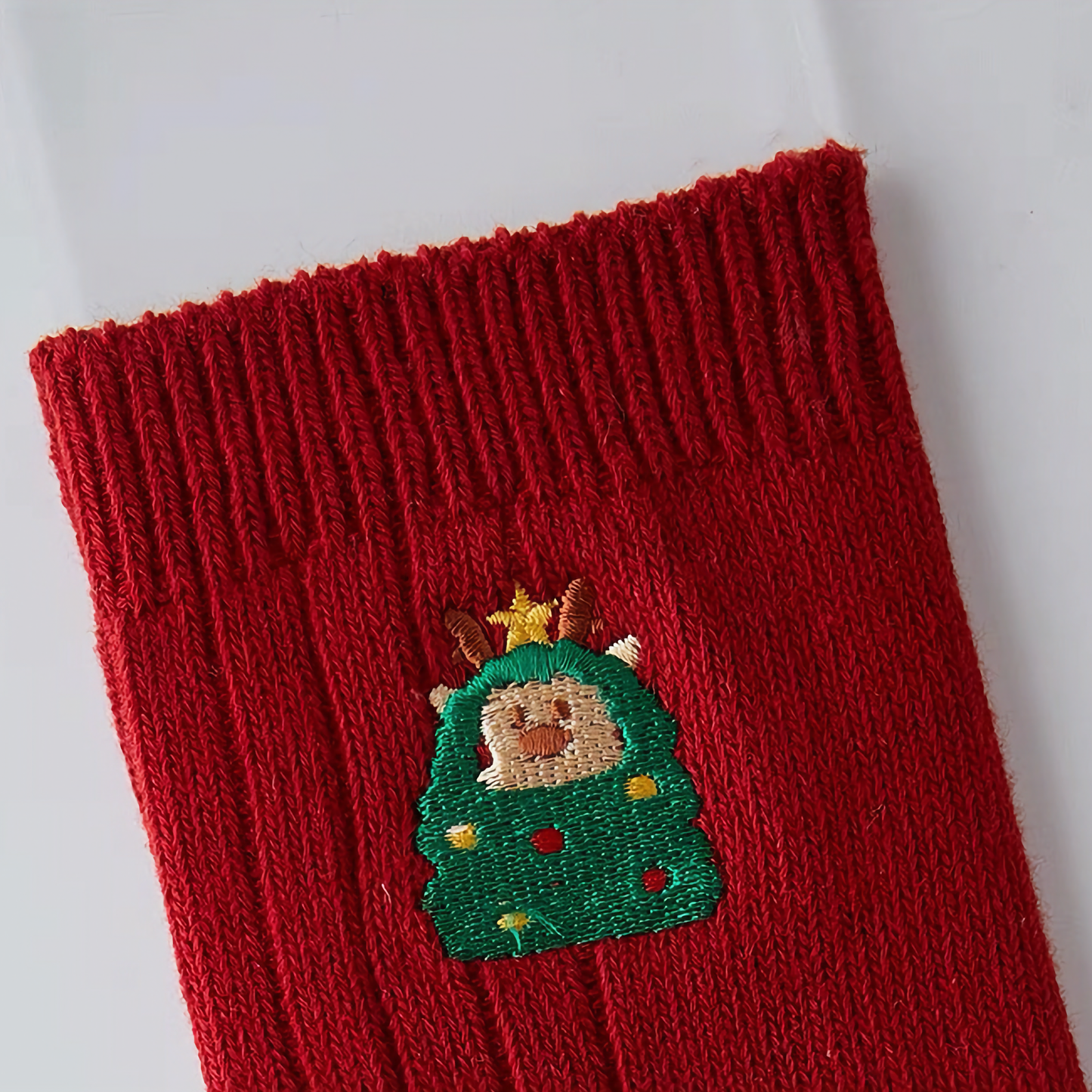 2- Pack Women's Christmas Cotton Socks - Winter Festive Socks