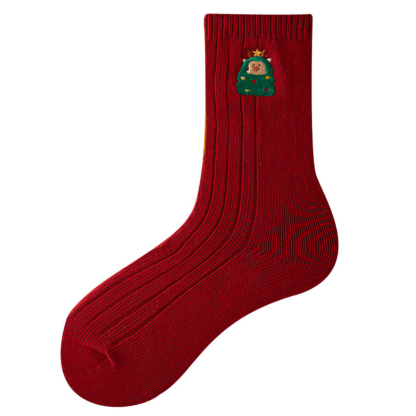 2- Pack Women's Christmas Cotton Socks - Winter Festive Socks