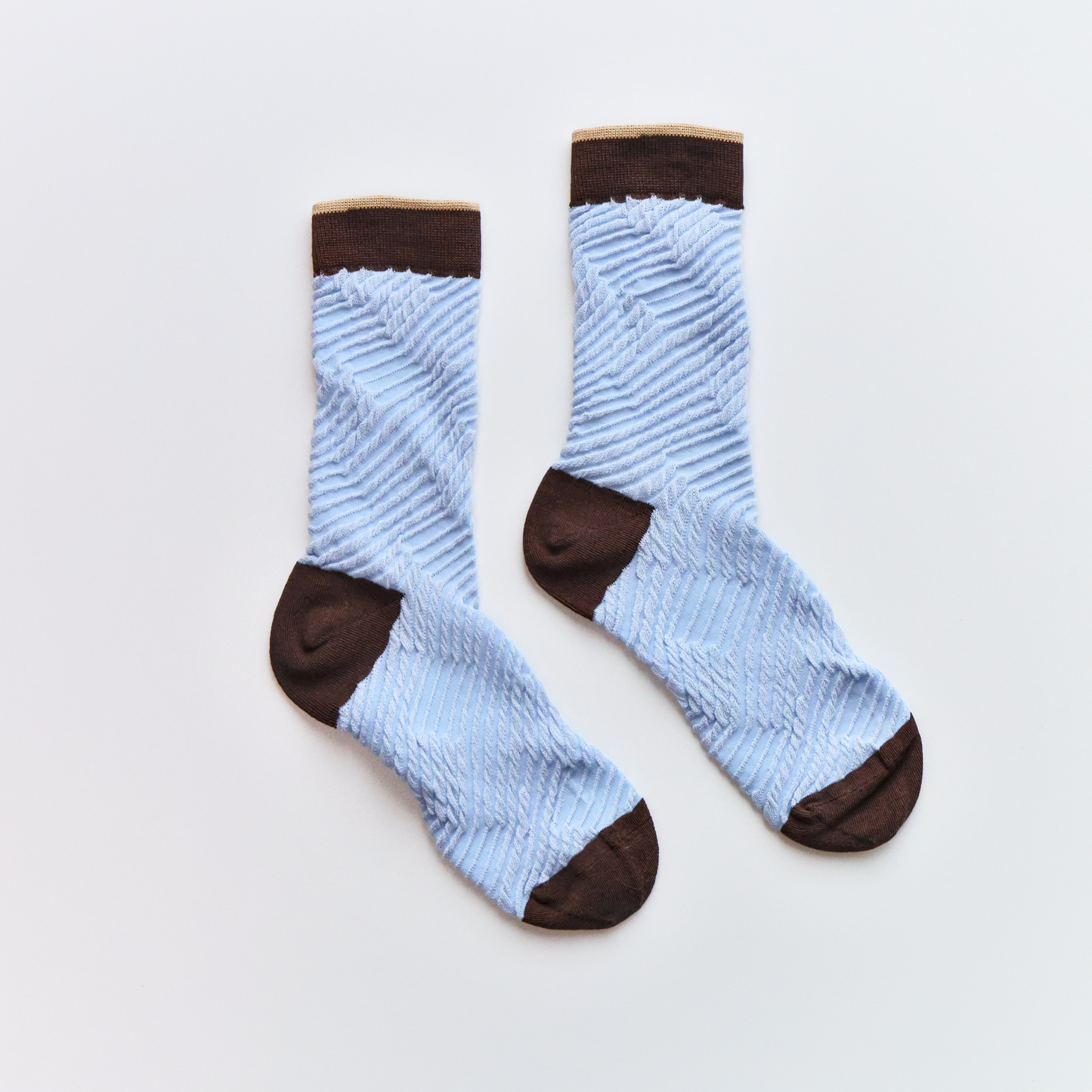 2-Pack Women’s Retro Colorblock Cotton Crew Socks – Soft & Stylish
