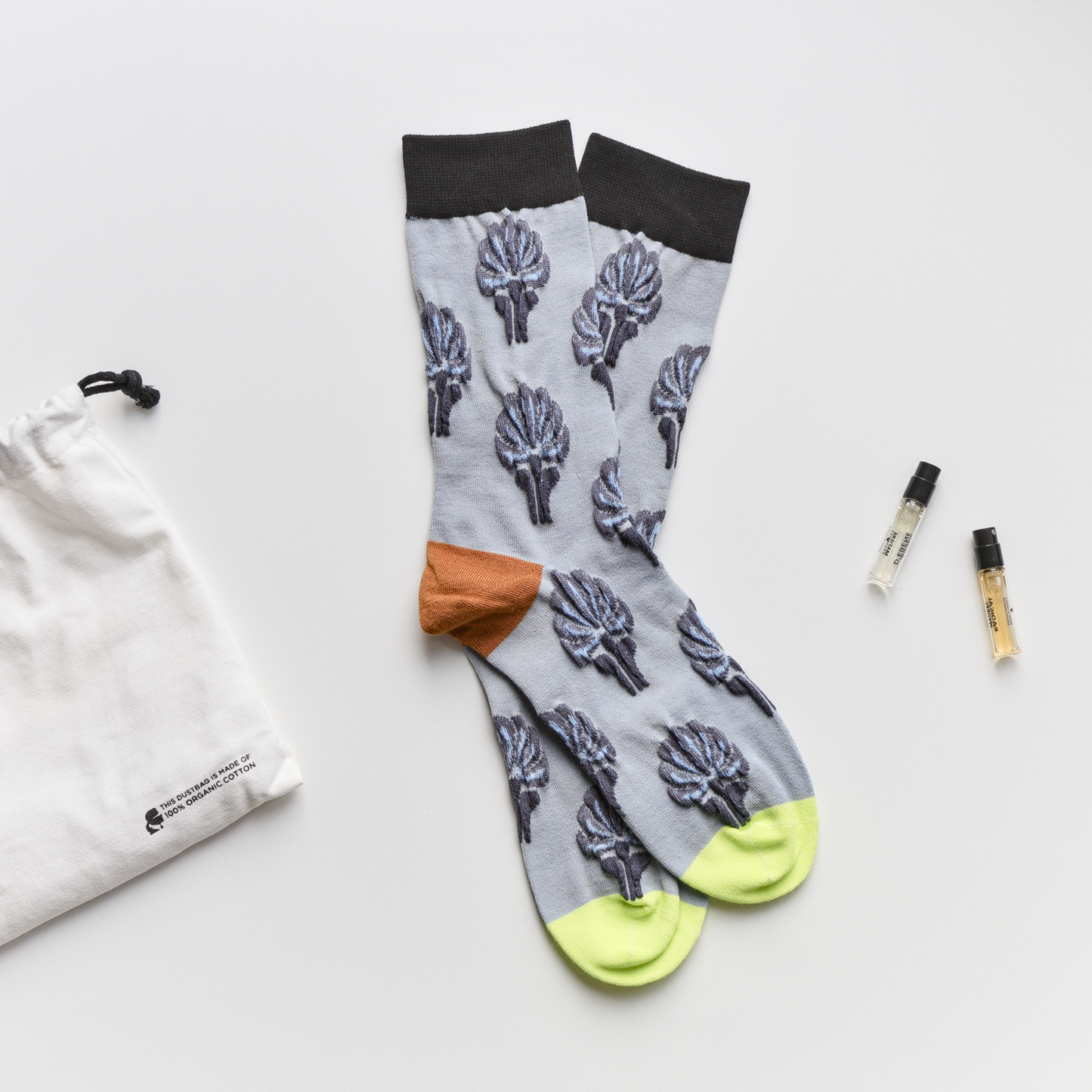 2-Pack Retro Floral Cotton Socks – Vintage Style Crew Socks Women