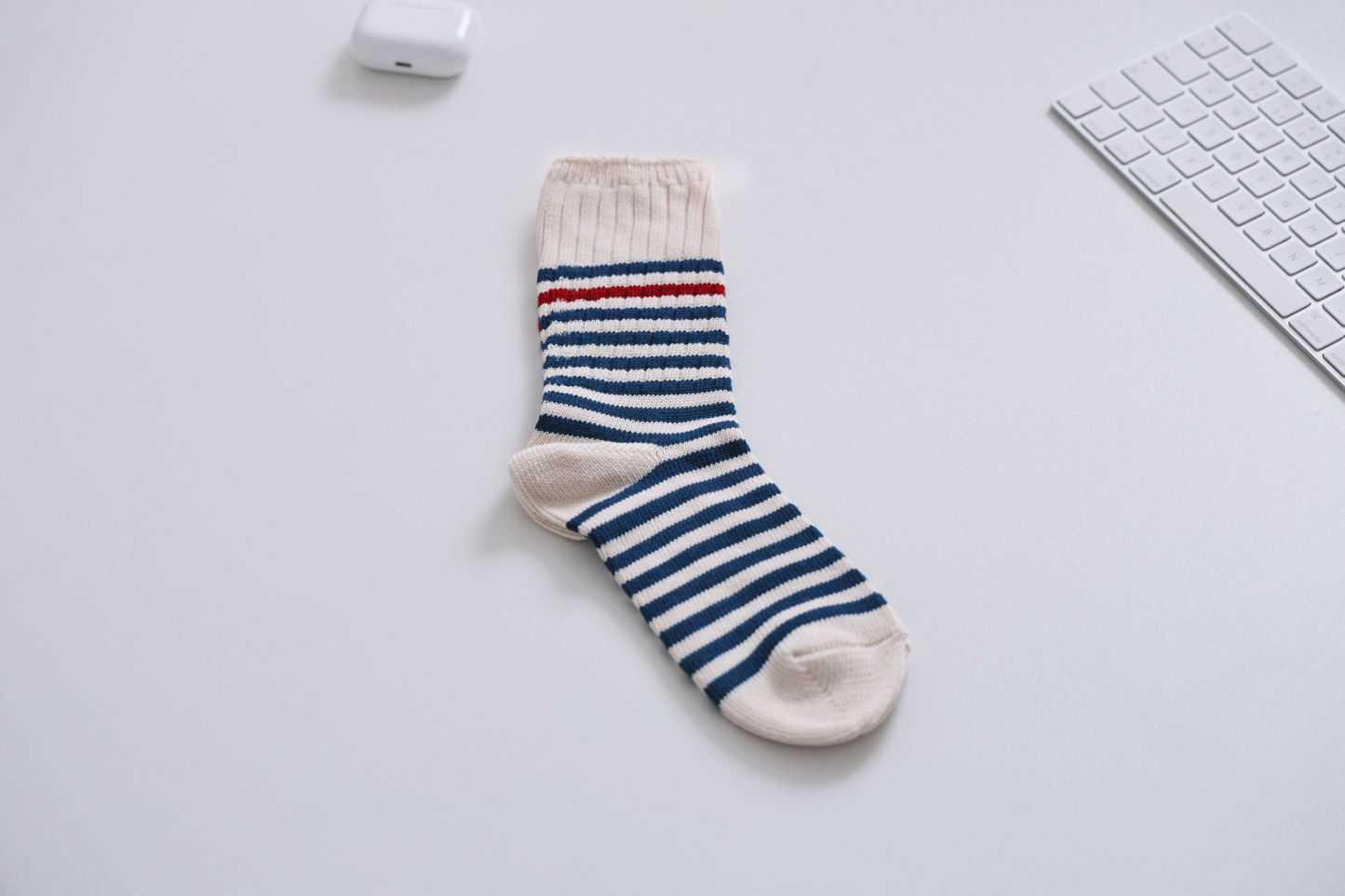 2-Pack Retro Striped Slouch Socks – Soft Cotton Crew for Women