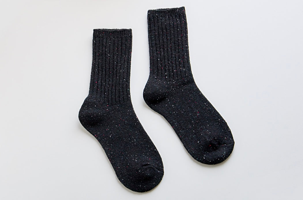 2-Pack Women’s Wool Blend Crew Socks – Winter Cozy Style
