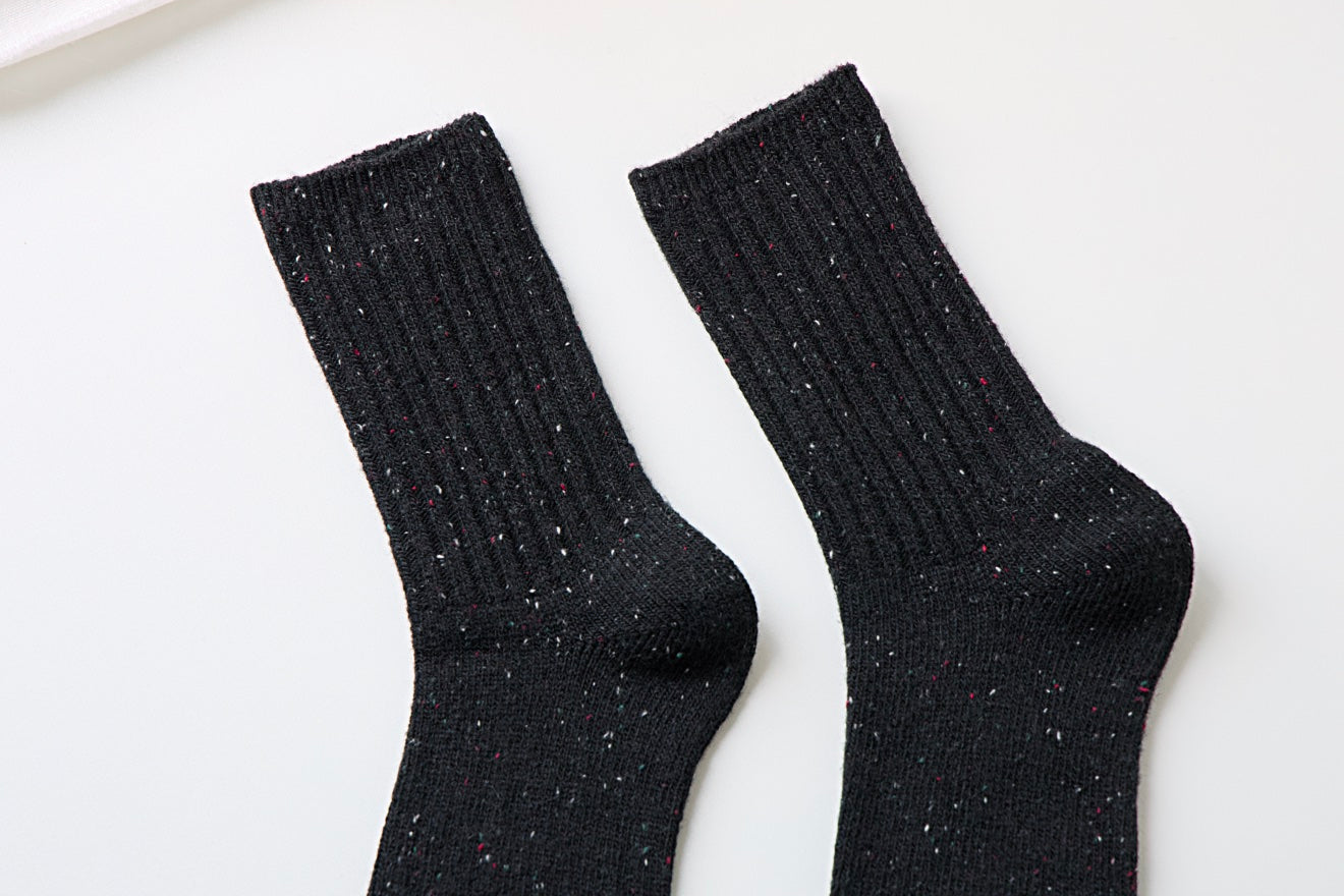 2-Pack Women’s Wool Blend Crew Socks – Winter Cozy Style
