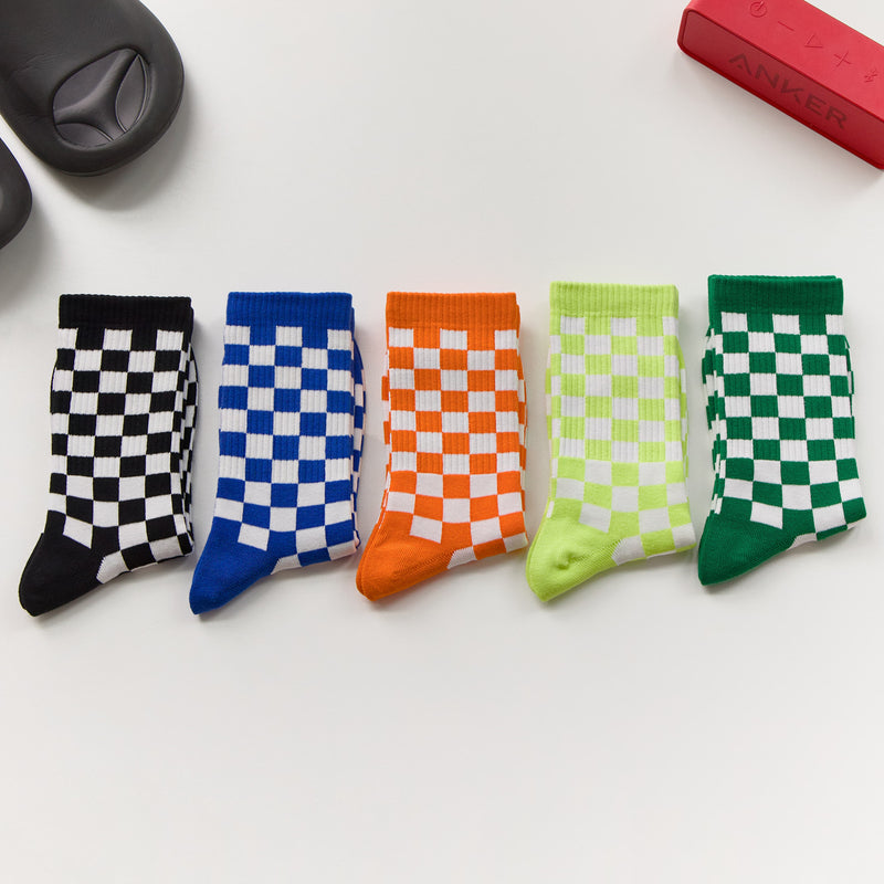 Check It Out: Cozy Checkerboard Socks with a Playful Retro Edge