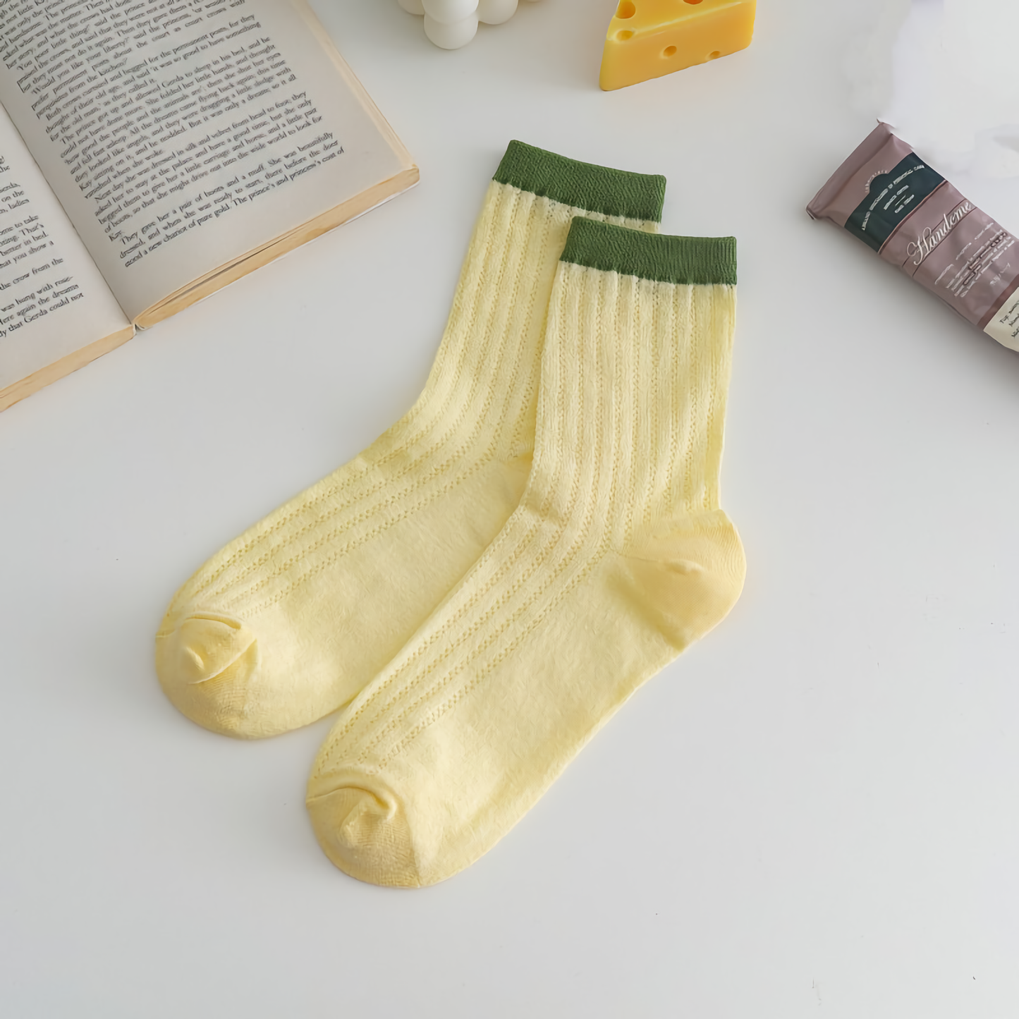 2-Pack Women's Trendy Breathable Cotton Socks: Ultimate Comfort Meets Style