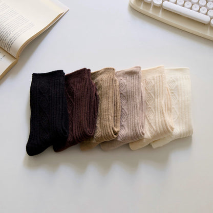 2-Pack Women’s Cashmere Crew Socks – Warm & Luxurious