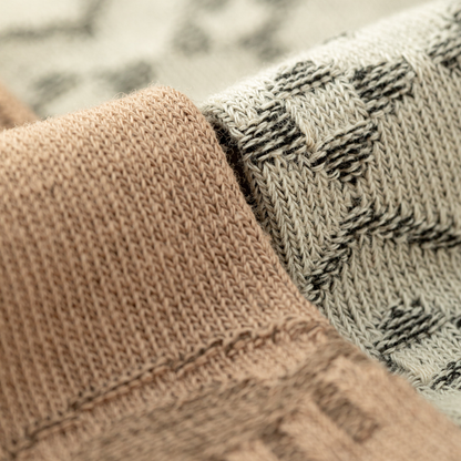 2-Pack Egypt-Inspired Crew Socks – Chic & Comfy Style