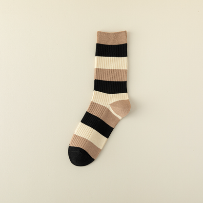2-Pack Egypt-Inspired Crew Socks – Chic & Comfy Style