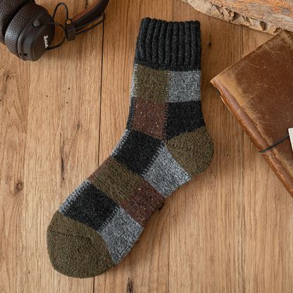 Men's Autumn/Winter Multicolored Thick Wool Warmth Socks