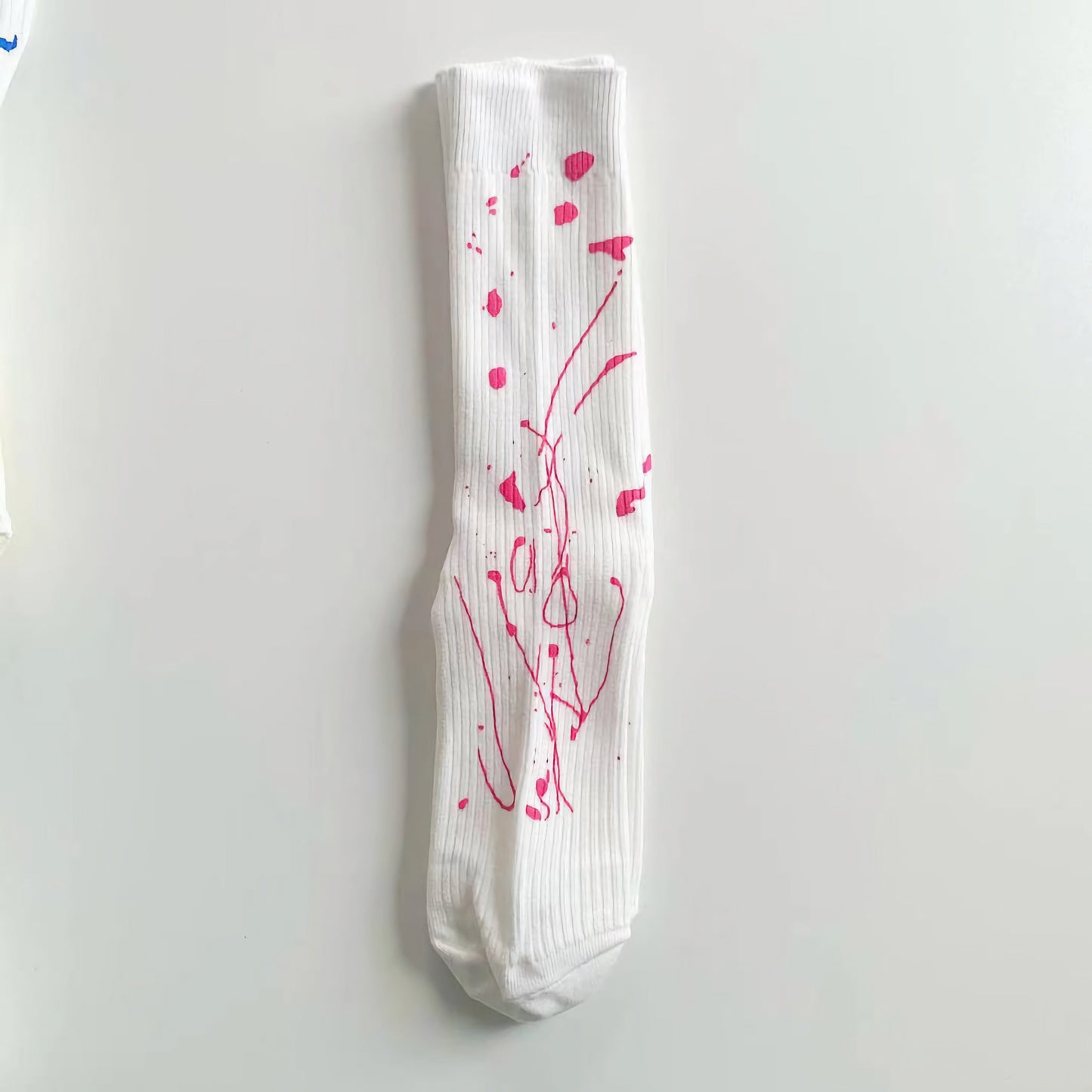 2-Pack Color Splash Cotton Socks: Unisex Tie-Dye Fashion Hosiery Extravaganza