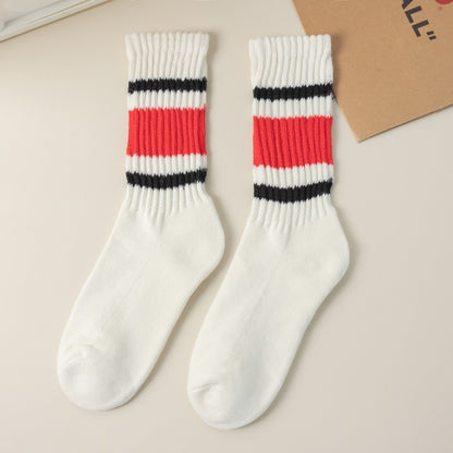2-Pack Men’s Vintage Sport Socks – Warm Cotton Comfort