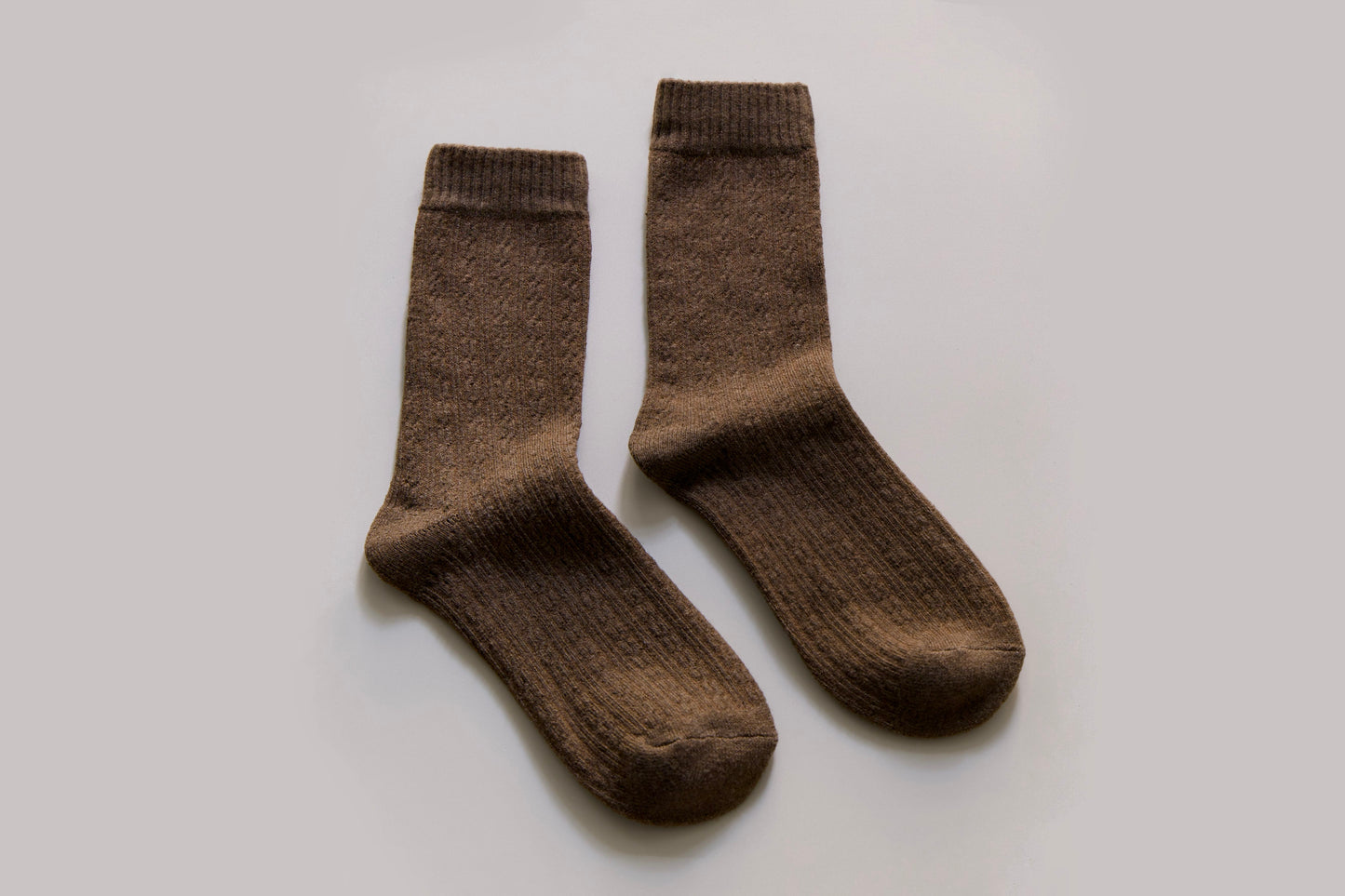 2-Pack Men’s Wool-Feel Winter Socks – Soft Warm Knit Crew