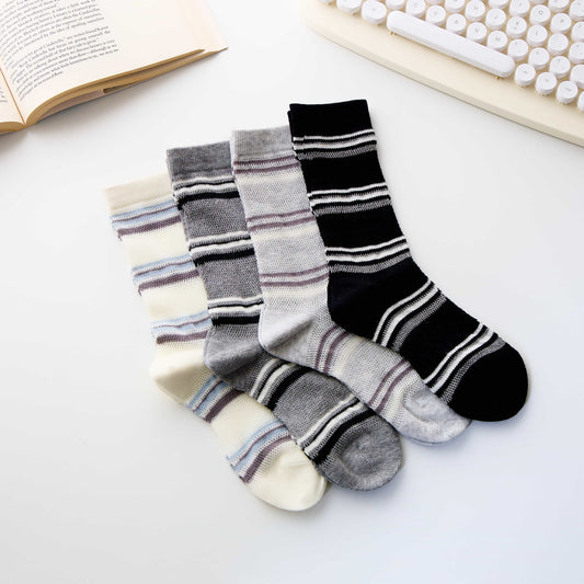 2-Pack Women’s Ultra-Thin Mesh Socks – Breathable Cotton Crew