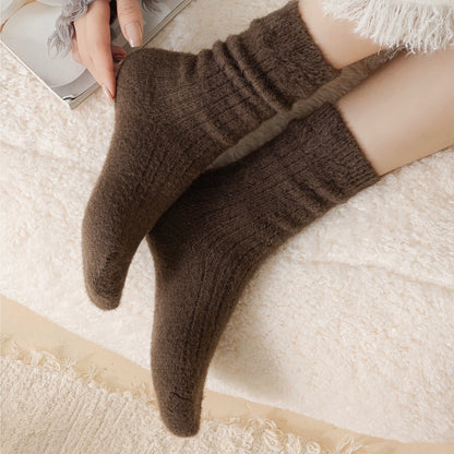 2-Pack Wool Thermal Socks - Women's Thick Winter Essentials