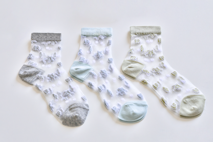 2-Pack Women's Sheer Socks - Summer Breathable Starfish & Seashell