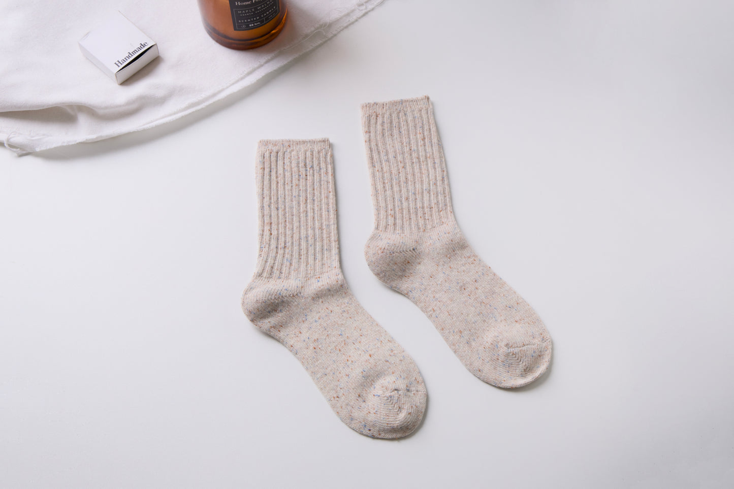 2-Pack Women’s Wool Blend Crew Socks – Warm & Cozy Winter Style